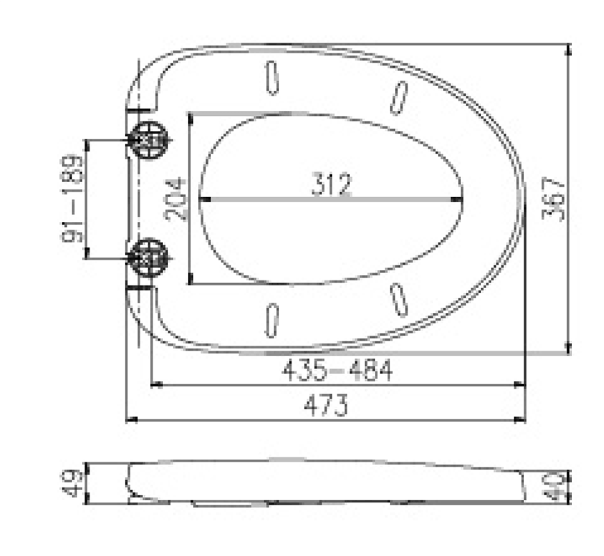 Sexy V Shape Design, Specially for Oval Pan BP0231TB